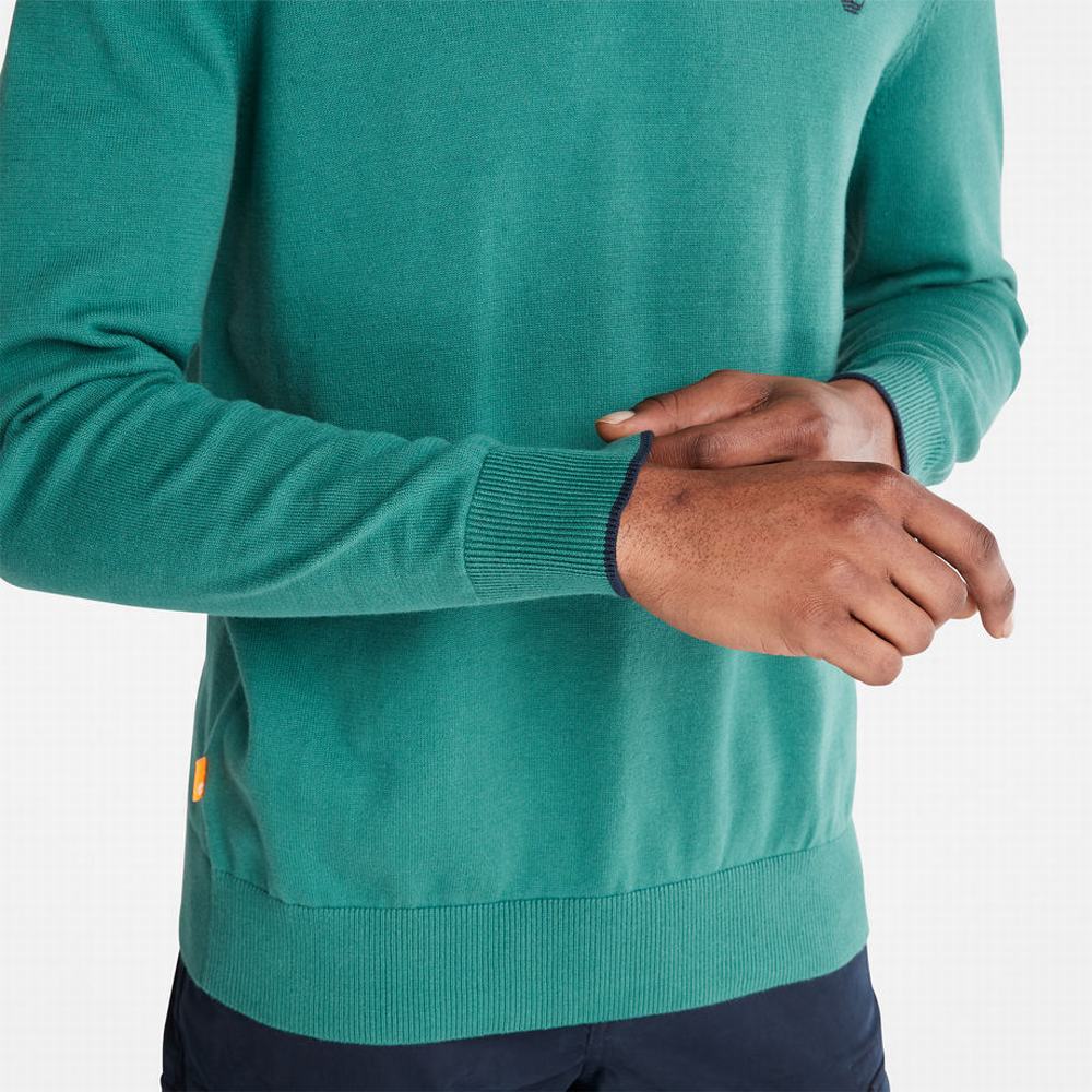 Timberland Williams River Crewneck Süveter Erkek Yeşil | TR-3182A