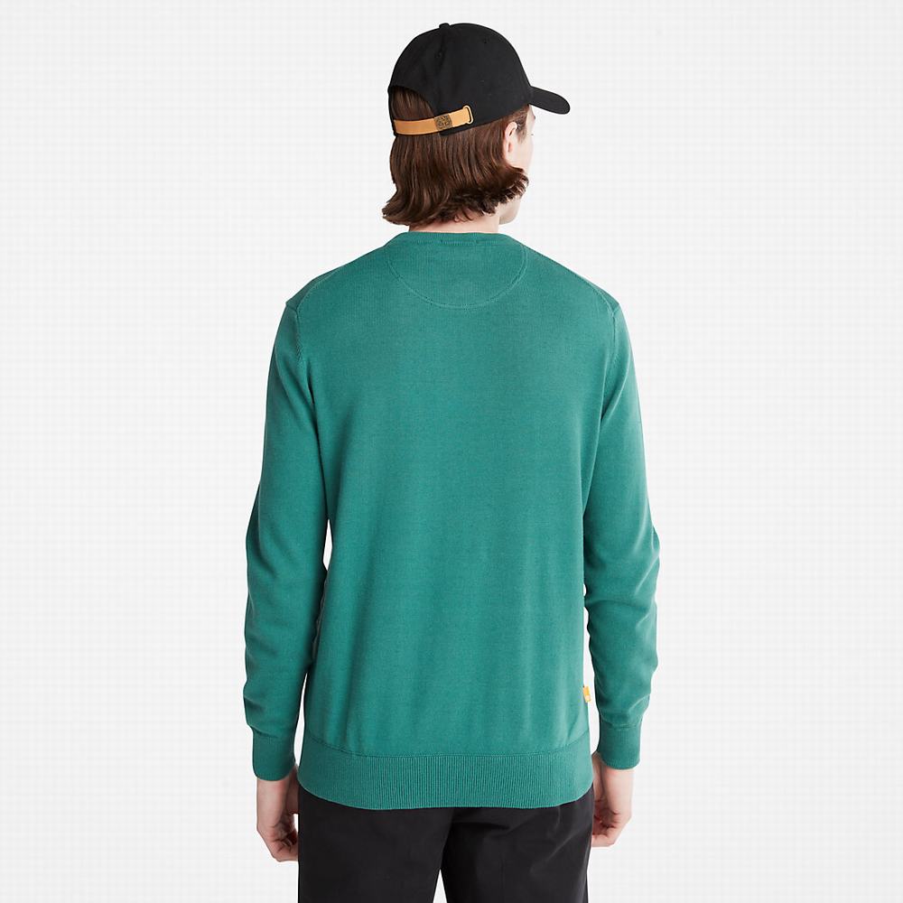 Timberland Williams River Crewneck Süveter Erkek Yeşil | TR-4589D