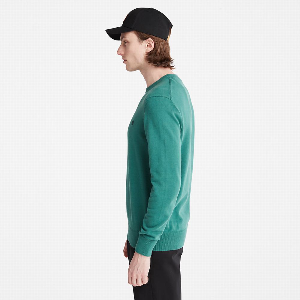Timberland Williams River Crewneck Süveter Erkek Yeşil | TR-4589D