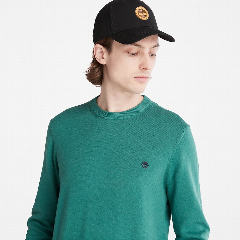 Timberland Williams River Crewneck Süveter Erkek Yeşil | TR-4589D