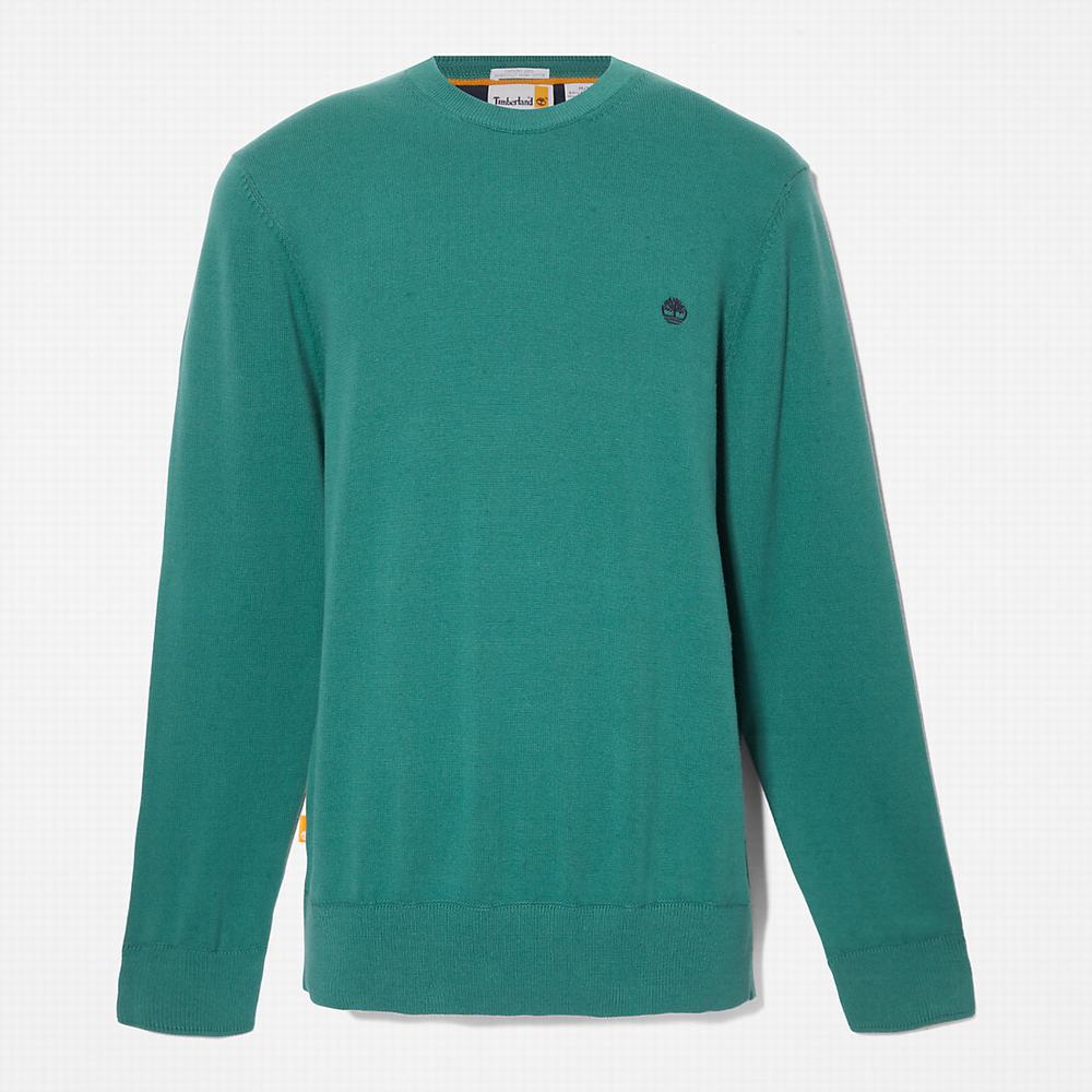 Timberland Williams River Crewneck Süveter Erkek Yeşil | TR-4589D