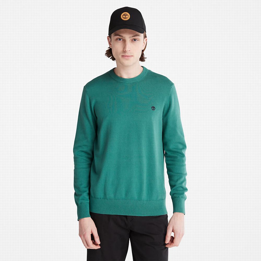 Timberland Williams River Crewneck Süveter Erkek Yeşil | TR-4589D