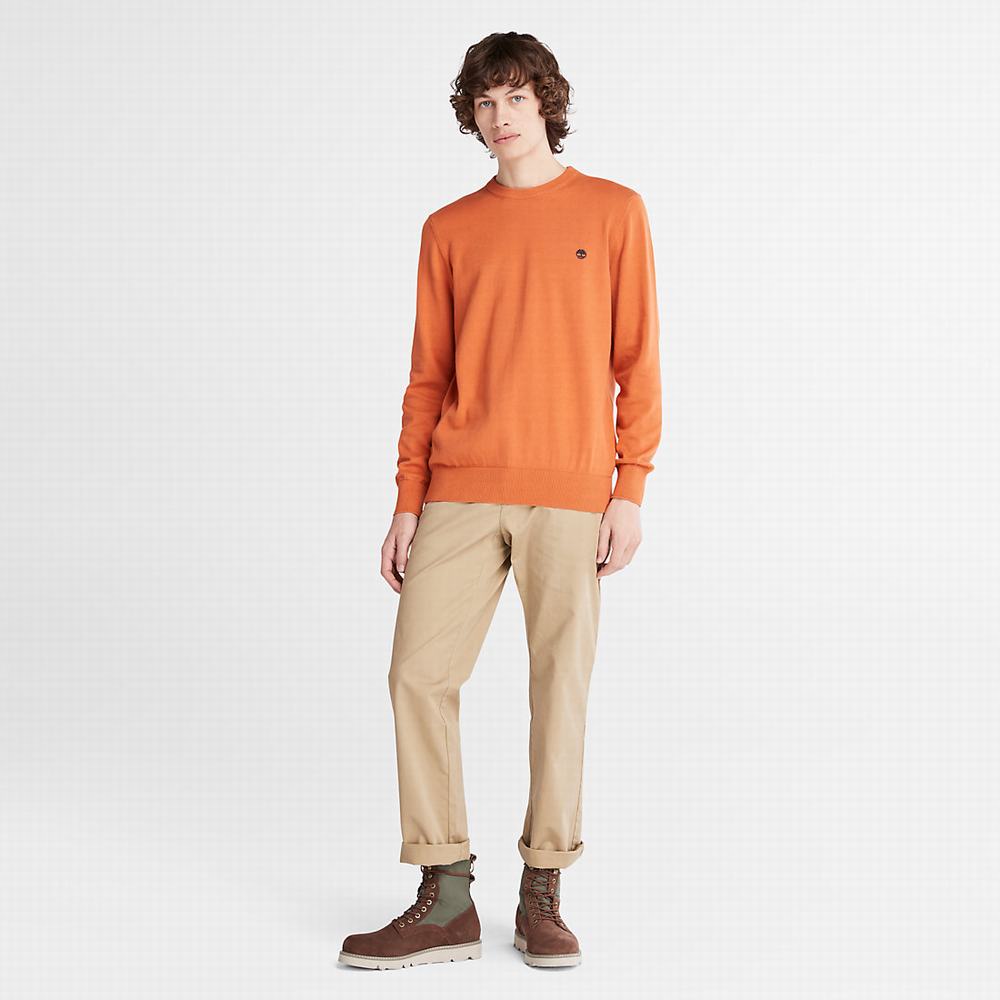 Timberland Williams River Crewneck Süveter Erkek Turuncu | TR-6349F