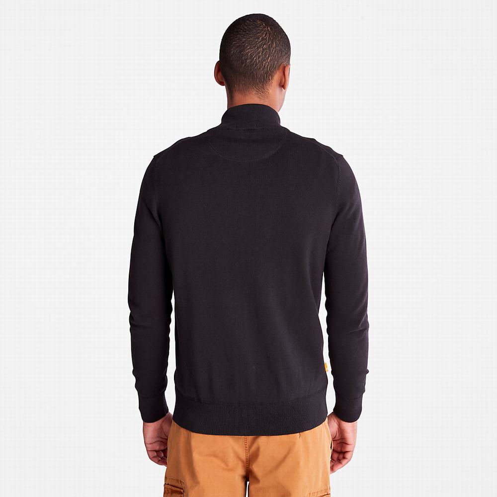 Timberland Williams River Full-Zip Kazak Erkek Siyah | TR-0495T
