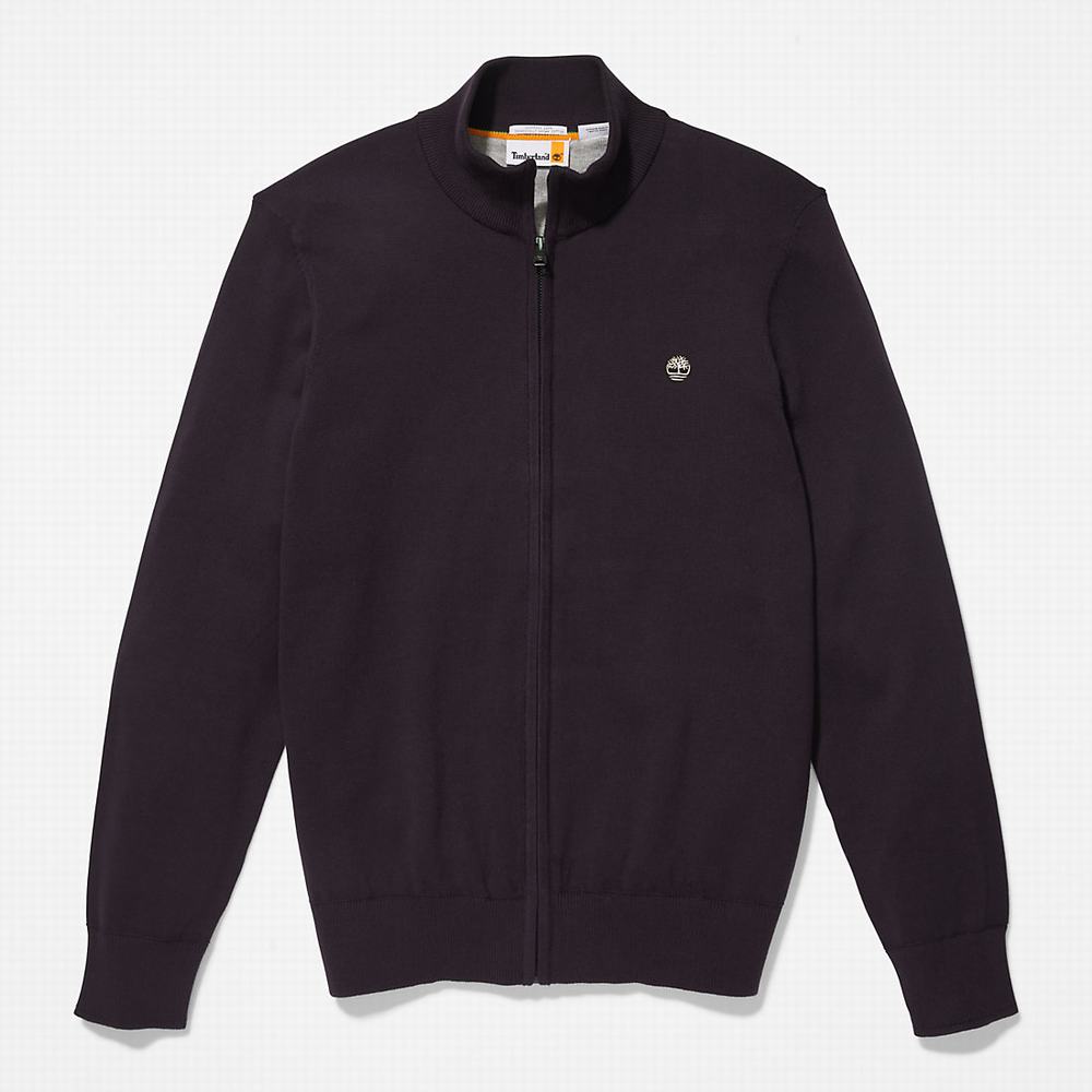 Timberland Williams River Full-Zip Kazak Erkek Siyah | TR-0495T