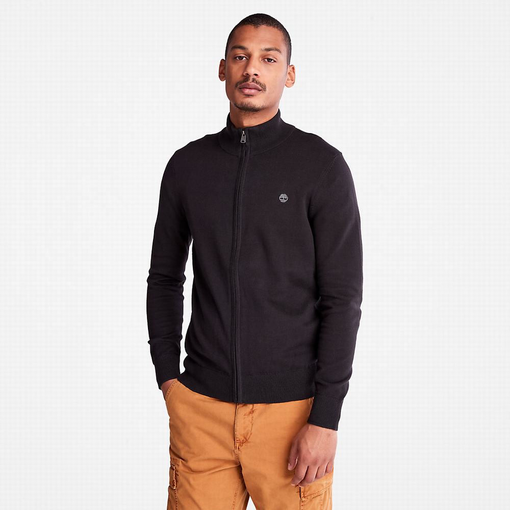 Timberland Williams River Full-Zip Kazak Erkek Siyah | TR-0495T