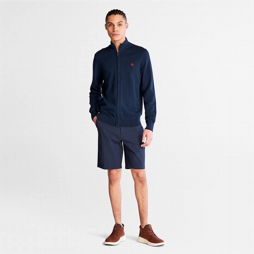 Timberland Williams River Full-Zip Kazak Erkek Lacivert | TR-5436Y
