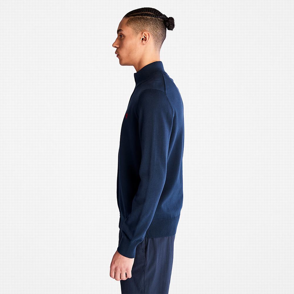 Timberland Williams River Full-Zip Kazak Erkek Lacivert | TR-5436Y