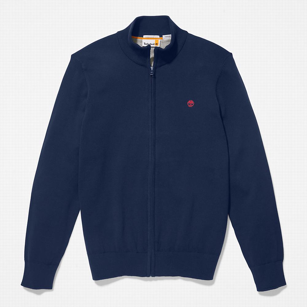 Timberland Williams River Full-Zip Kazak Erkek Lacivert | TR-5436Y