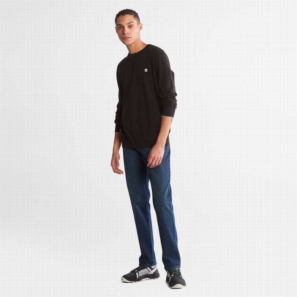 Timberland Williams River Organic Pamuklu Kazak Erkek Siyah | TR-0831Q