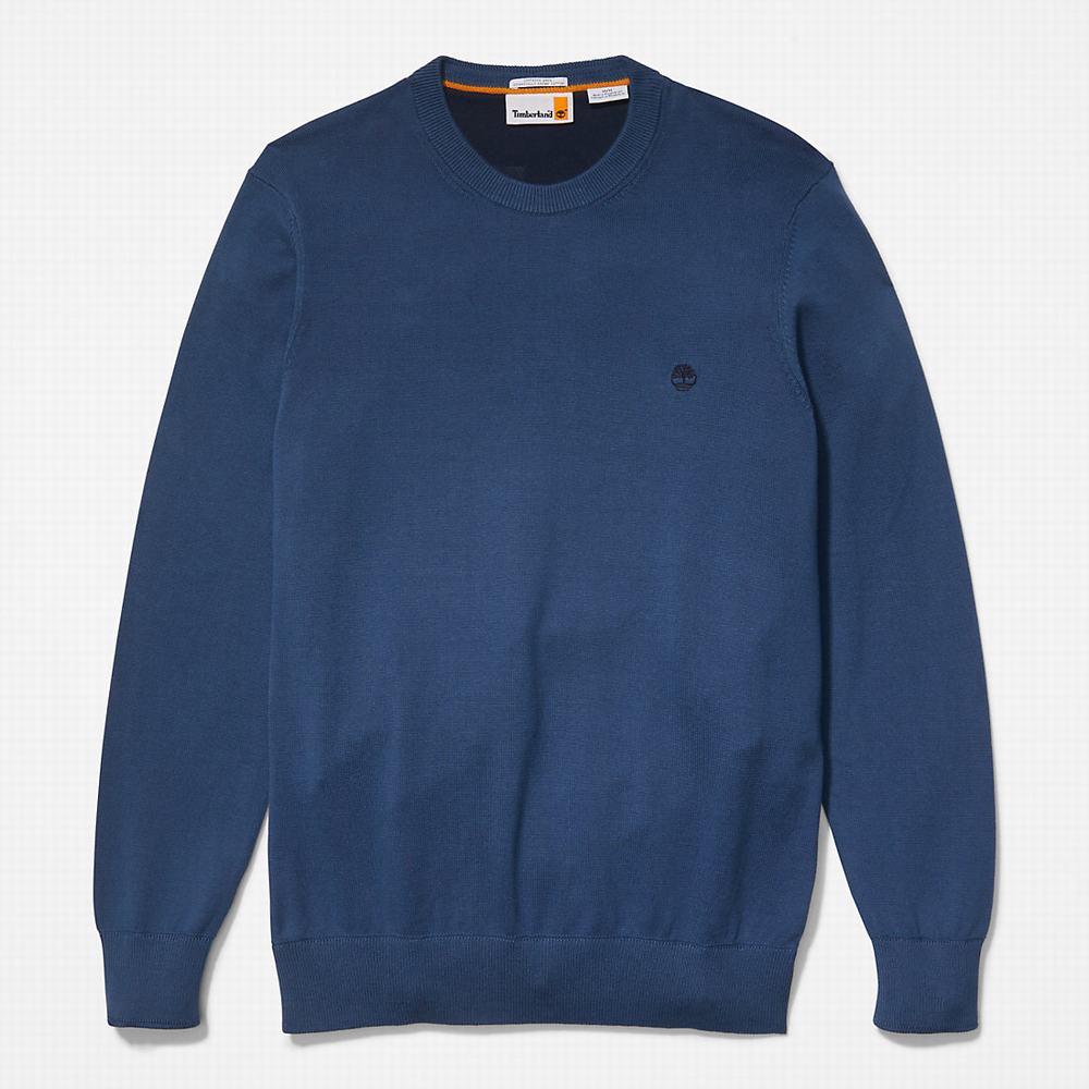Timberland Williams River Organic Pamuklu Kazak Erkek Mavi | TR-0942L