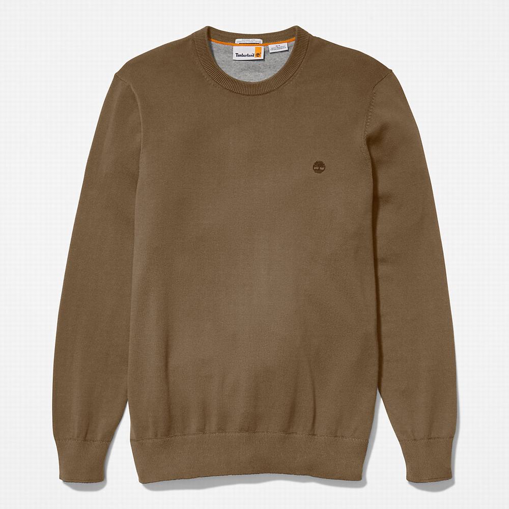 Timberland Williams River Organic Pamuklu Kazak Erkek Koyu Yeşil | TR-3754H