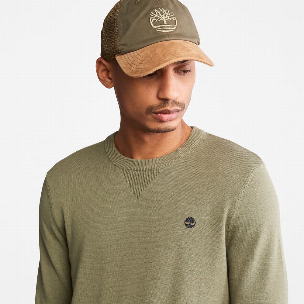 Timberland Williams River Organic Pamuklu Kazak Erkek Yeşil | TR-4850V