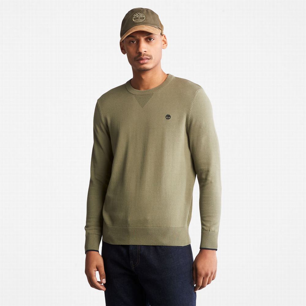 Timberland Williams River Organic Pamuklu Kazak Erkek Yeşil | TR-4850V
