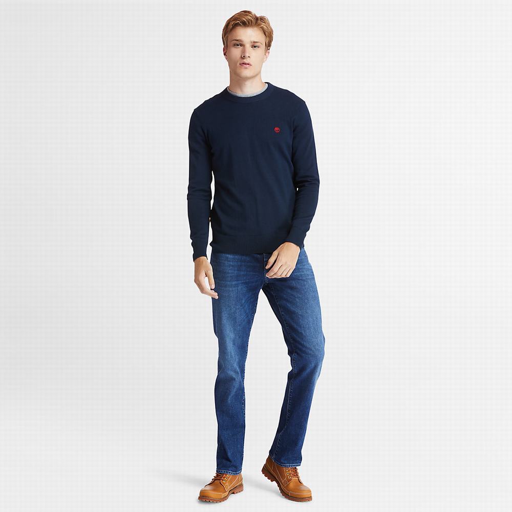 Timberland Williams River Organic Pamuklu Kazak Erkek Lacivert | TR-9304X