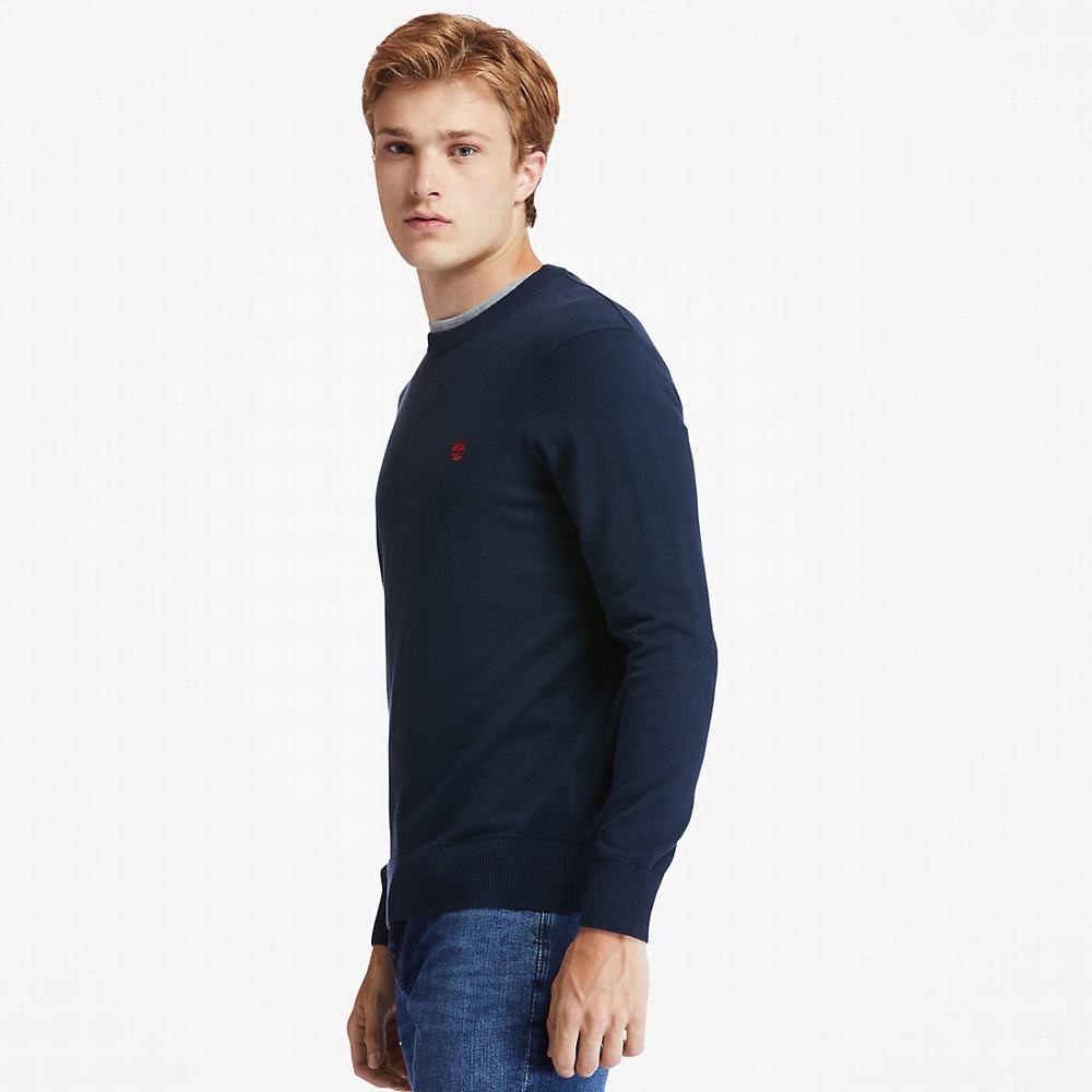 Timberland Williams River Organic Pamuklu Kazak Erkek Lacivert | TR-9304X