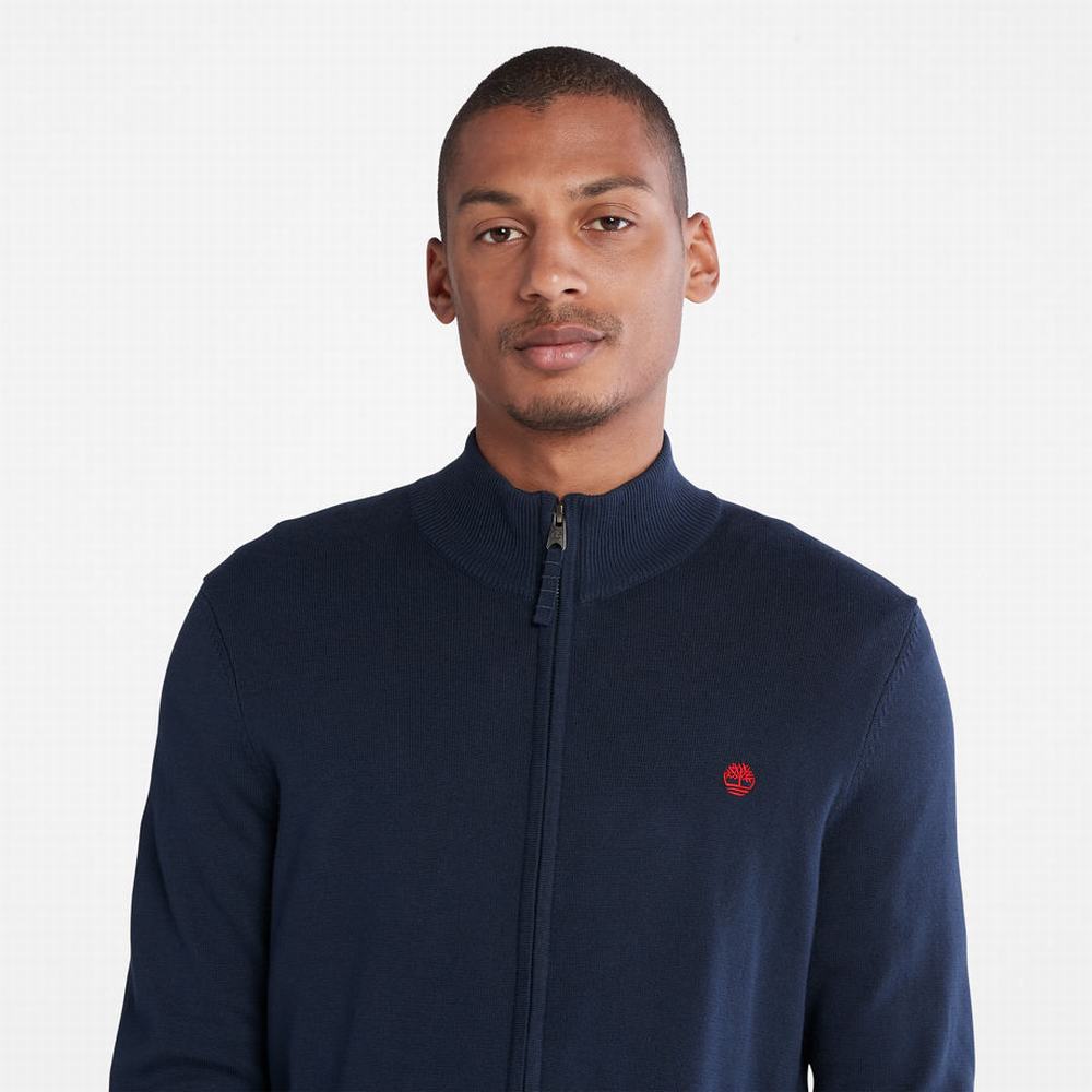 Timberland Williams River Zip-front Kazak Erkek Lacivert | TR-9621K