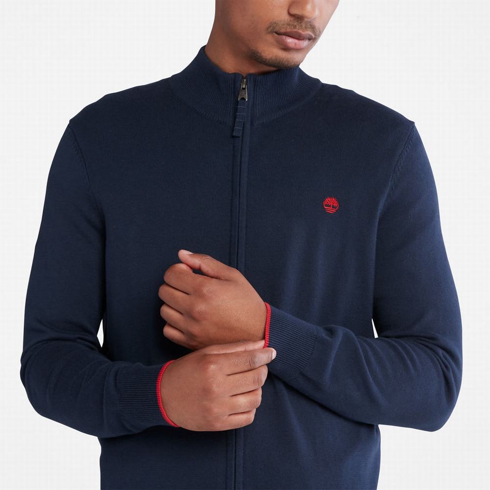 Timberland Williams River Zip-front Kazak Erkek Lacivert | TR-9621K