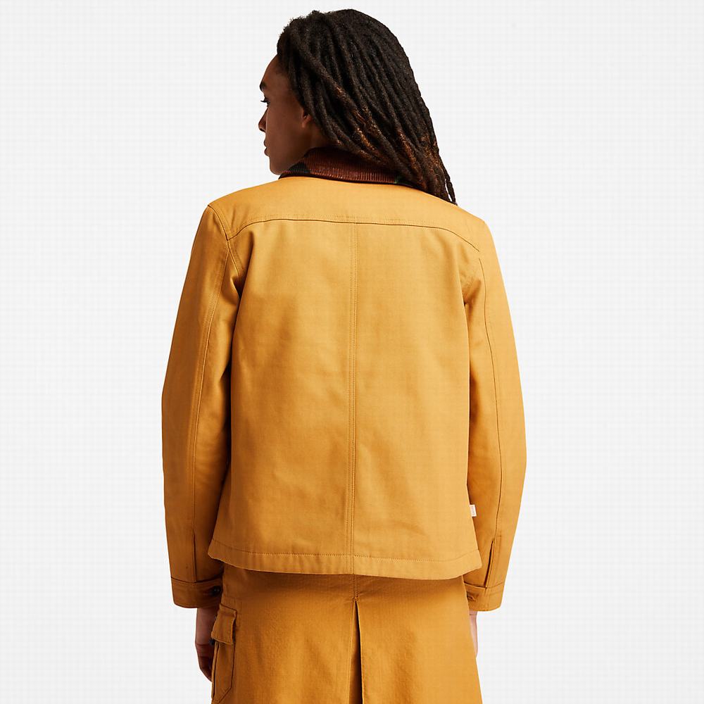 Timberland Workwear Chore Ceket Kadın Sarı | TR-8514L
