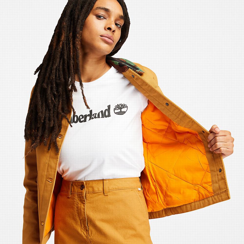 Timberland Workwear Chore Ceket Kadın Sarı | TR-8514L