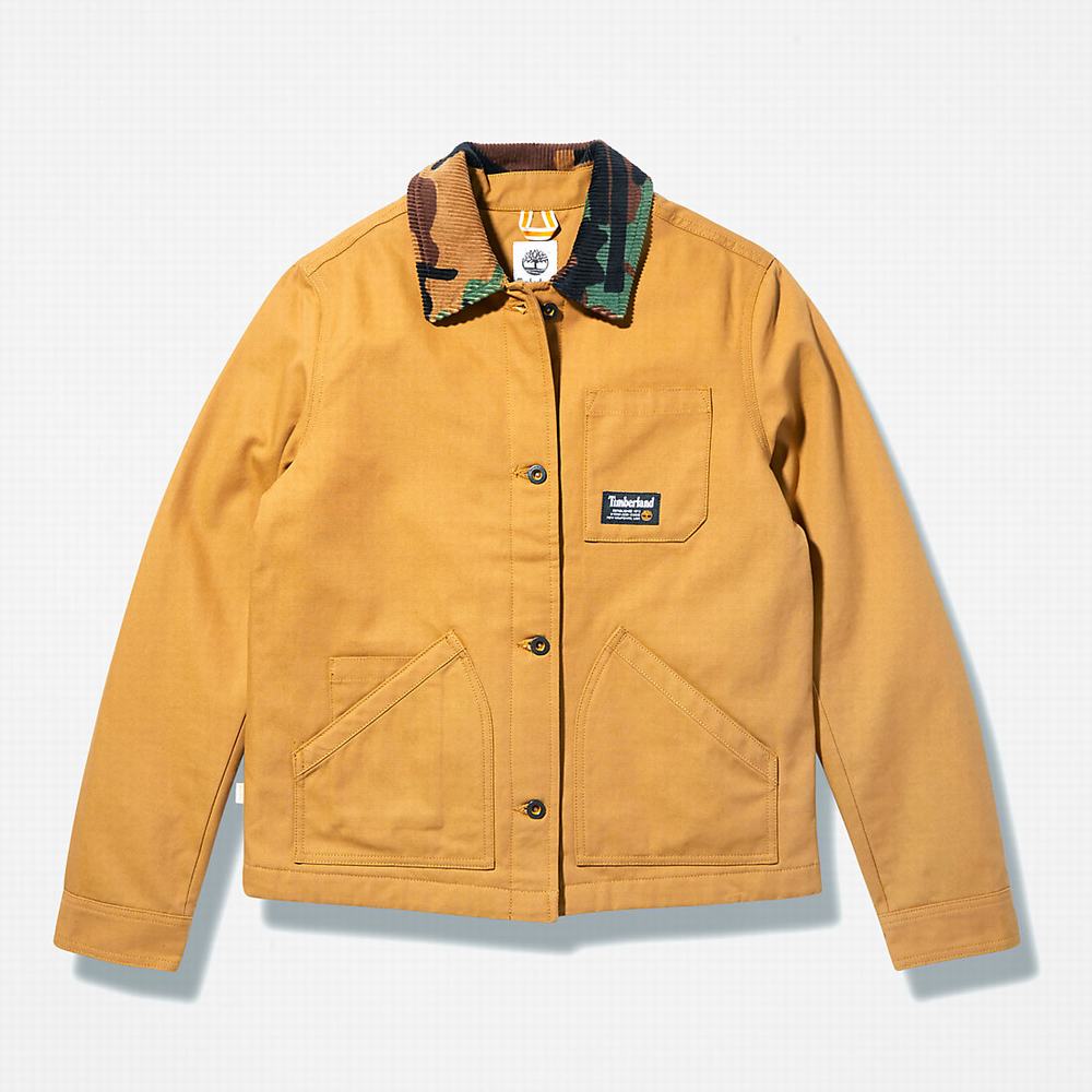 Timberland Workwear Chore Ceket Kadın Sarı | TR-8514L