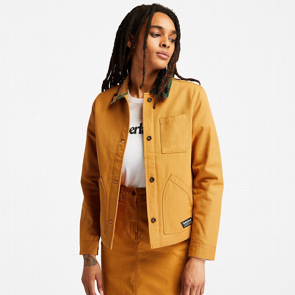 Timberland Workwear Chore Ceket Kadın Sarı | TR-8514L