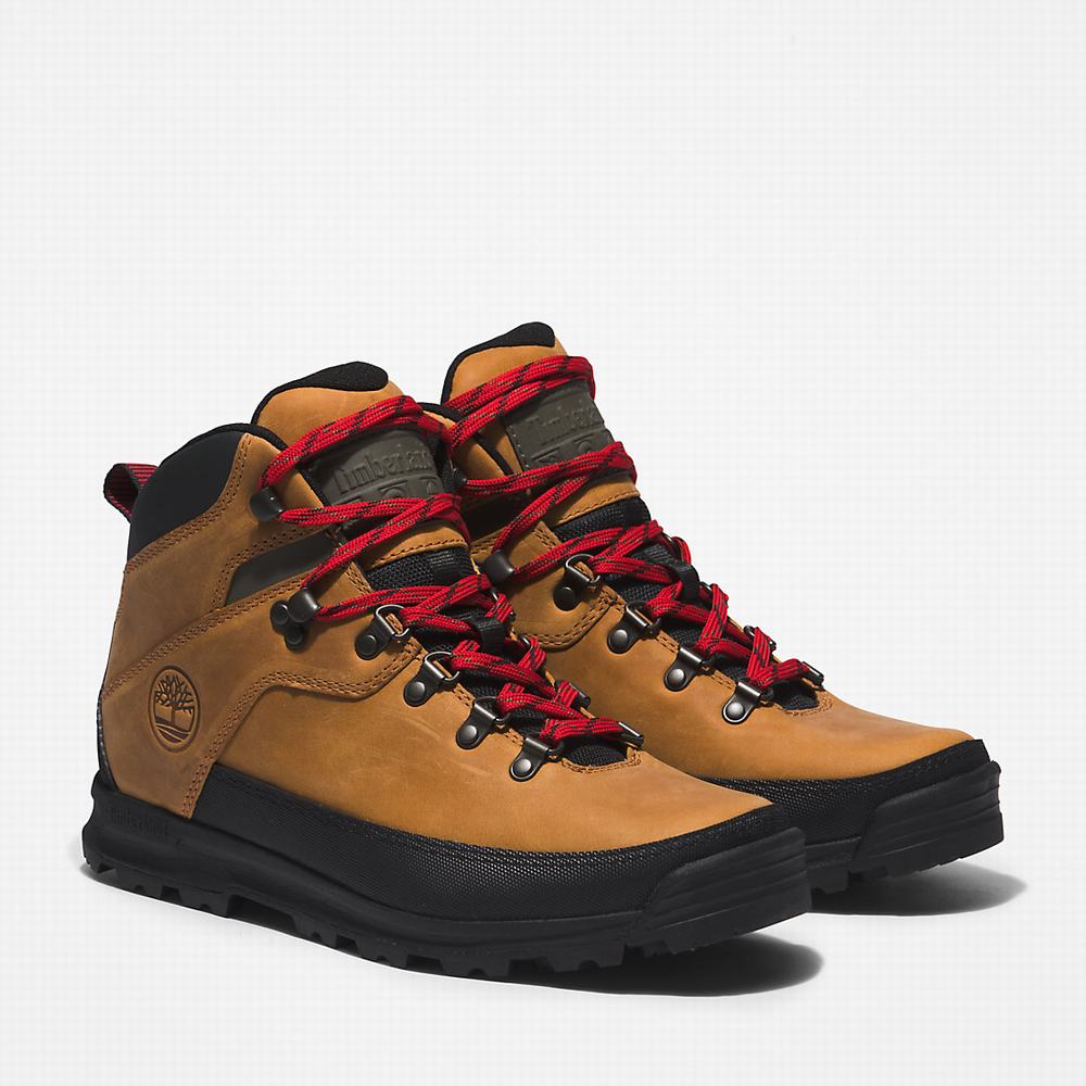 Timberland World Hiker Yürüyüş Botu Erkek Açık Kahverengi | TR-9241D