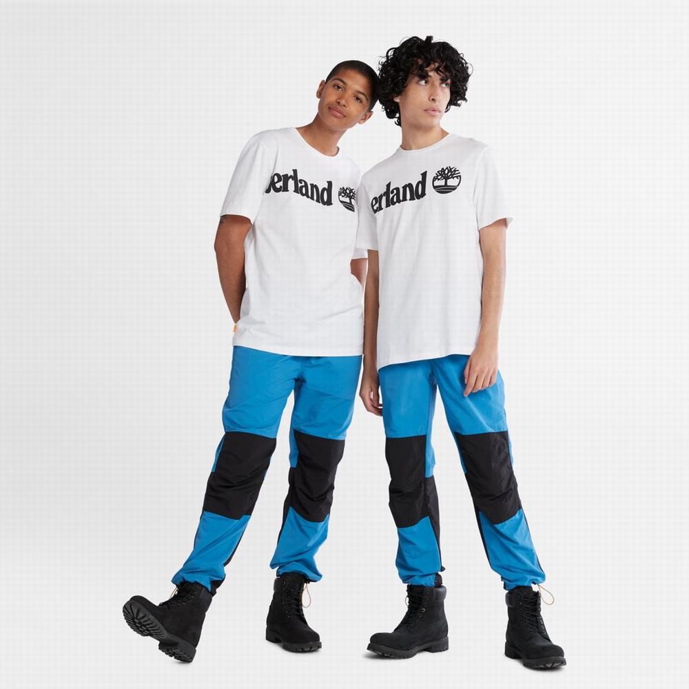 Timberland Wraparound-Logo Tişört Kadın Beyaz | TR-0769L