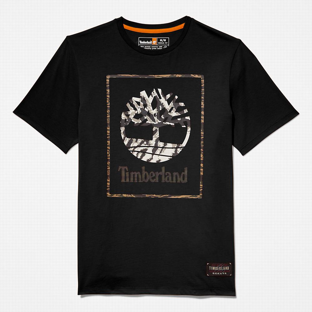 Timberland Year of the Tiger Tişört Erkek Siyah | TR-5136M