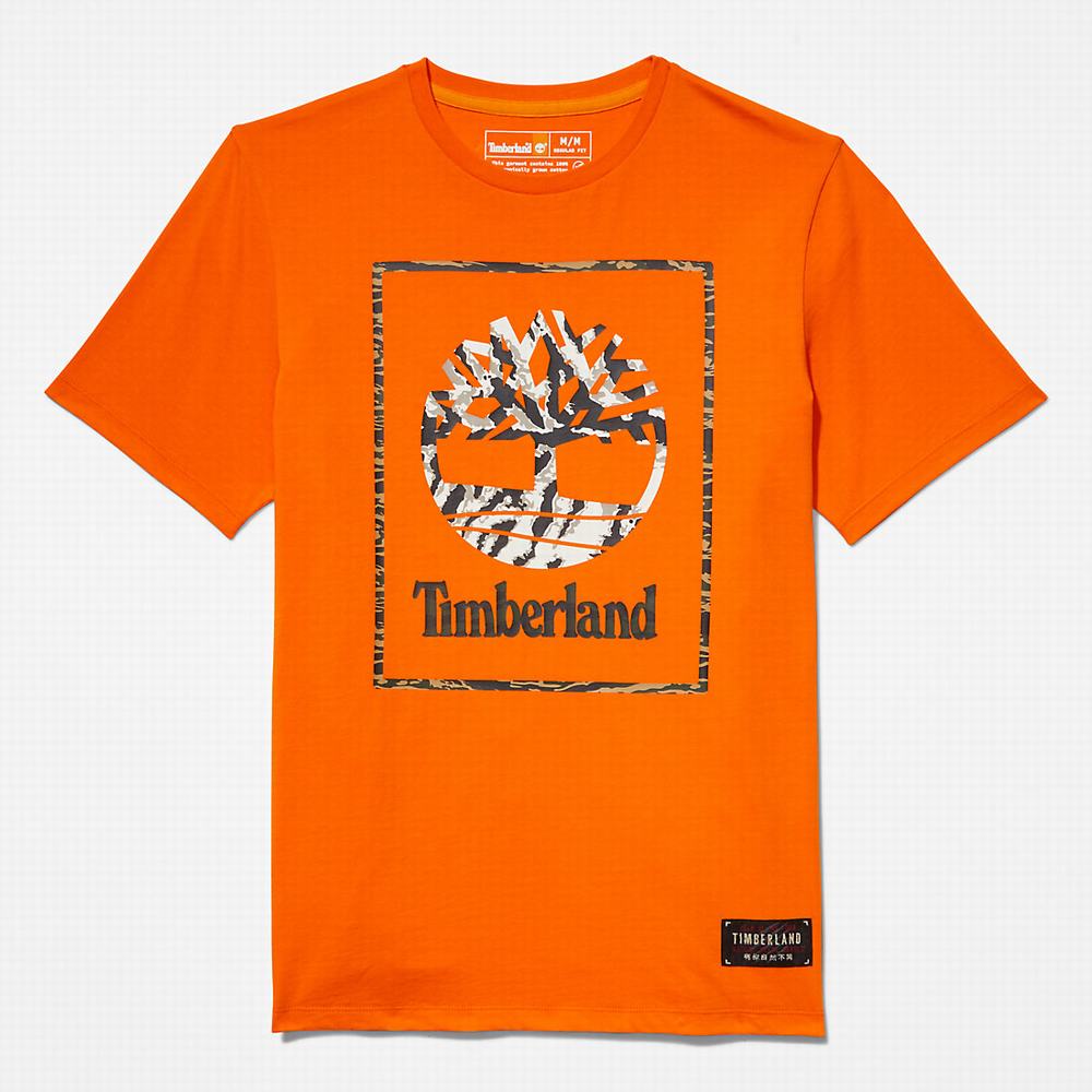 Timberland Year of the Tiger Tişört Erkek Turuncu | TR-5291Q