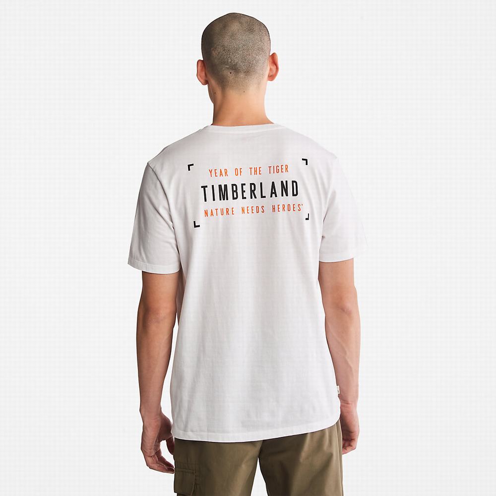 Timberland Year of the Tiger Tişört Erkek Beyaz | TR-9063N