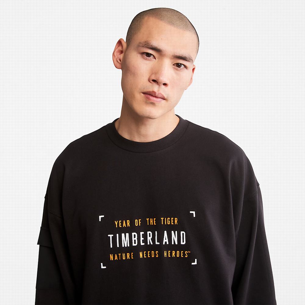Timberland Year of the Tiger Tişörtü Erkek Siyah | TR-0567E
