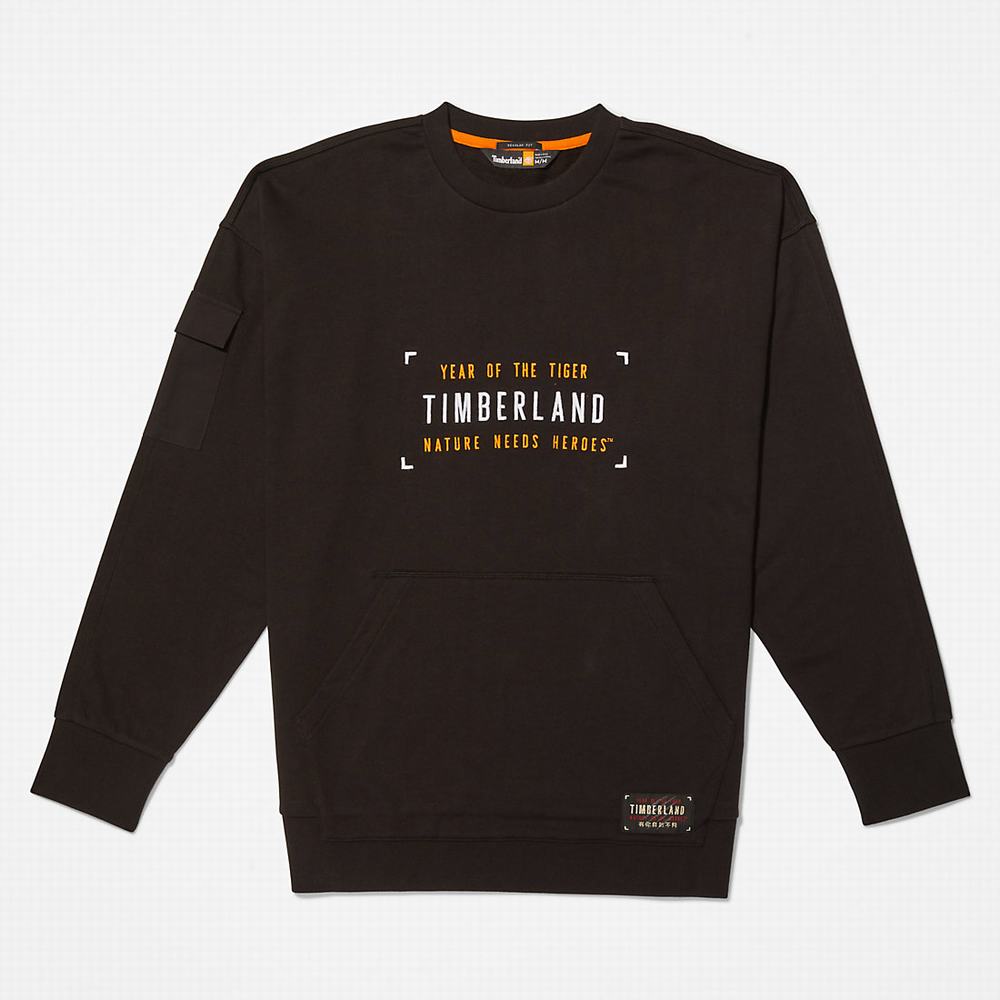 Timberland Year of the Tiger Tişörtü Erkek Siyah | TR-0567E