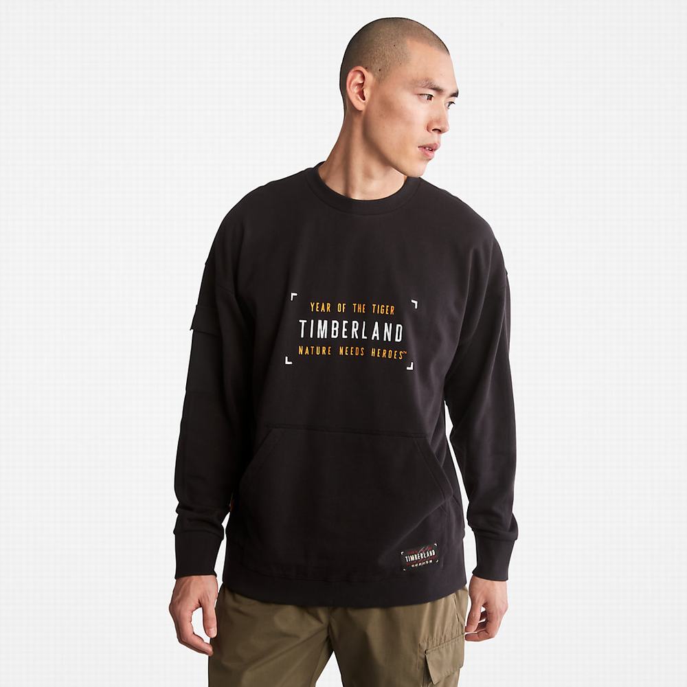 Timberland Year of the Tiger Tişörtü Erkek Siyah | TR-0567E