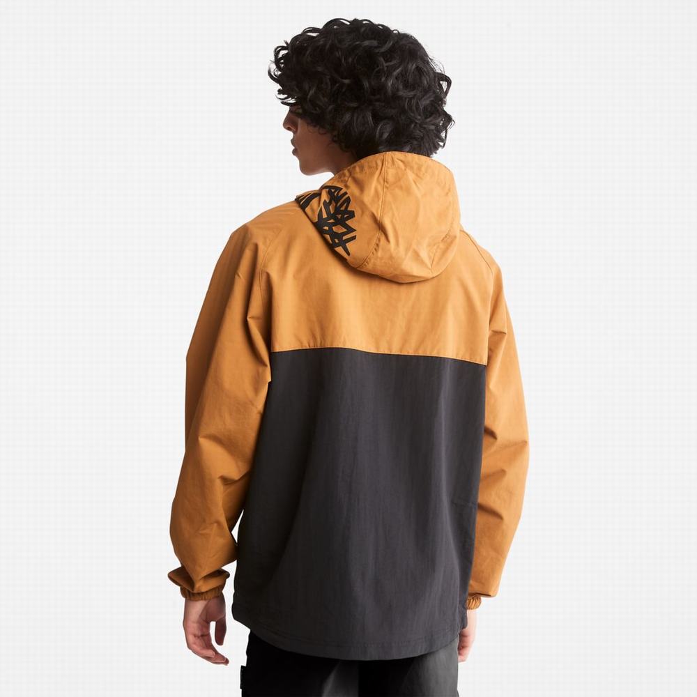 Timberland Zip-Neck Windbreaker Rüzgarlık Erkek Kahverengi Siyah | TR-1703W