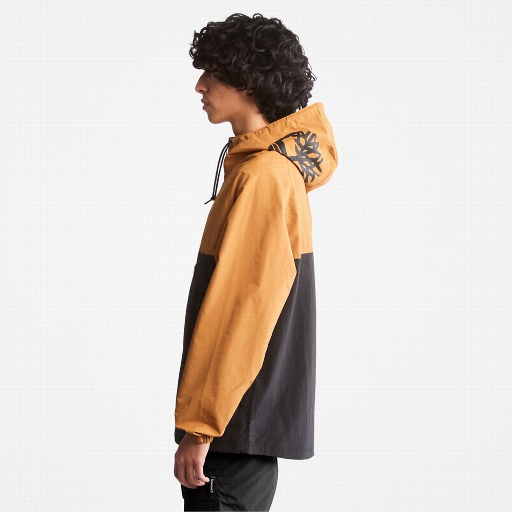 Timberland Zip-Neck Windbreaker Rüzgarlık Kadın Kahverengi Siyah | TR-2705S