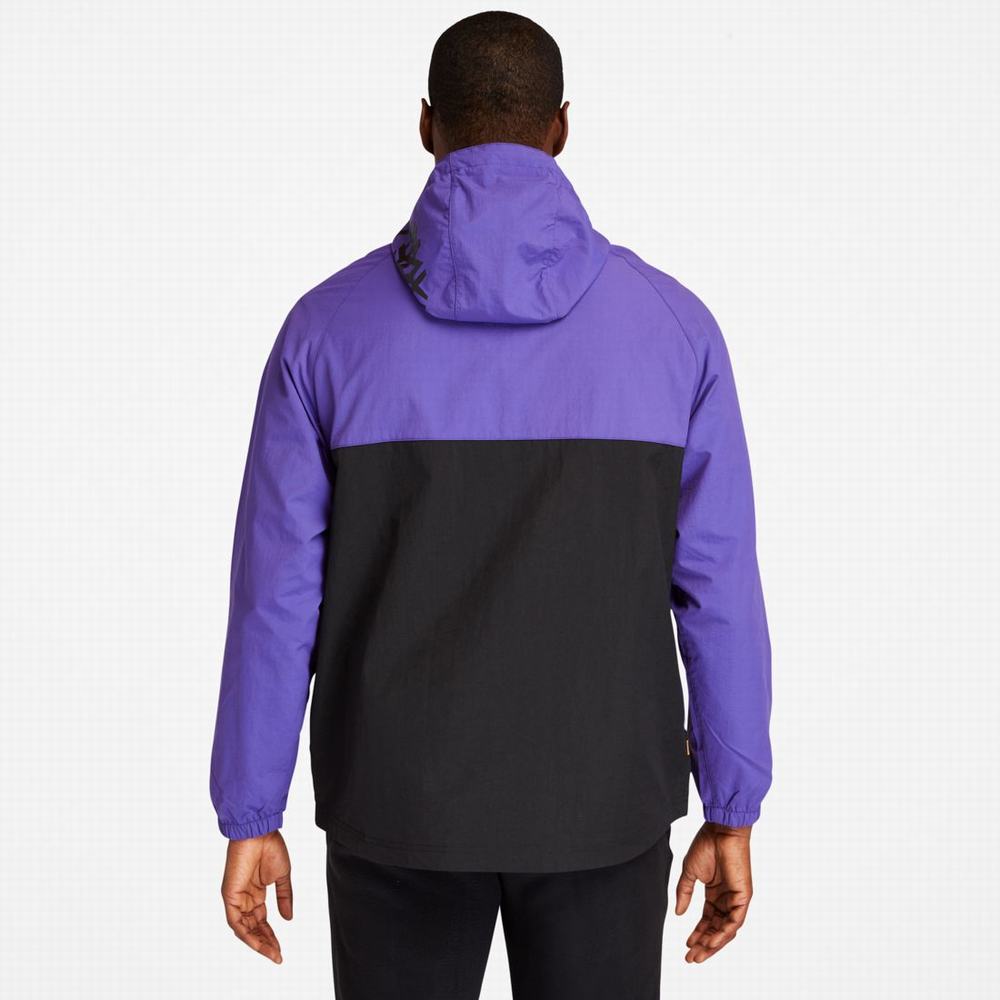 Timberland Zip-Neck Windbreaker Rüzgarlık Kadın Koyu Mavi Siyah | TR-7241A
