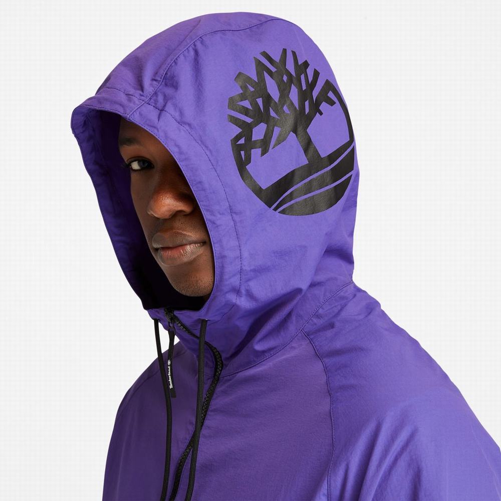 Timberland Zip-Neck Windbreaker Rüzgarlık Kadın Koyu Mavi Siyah | TR-7241A