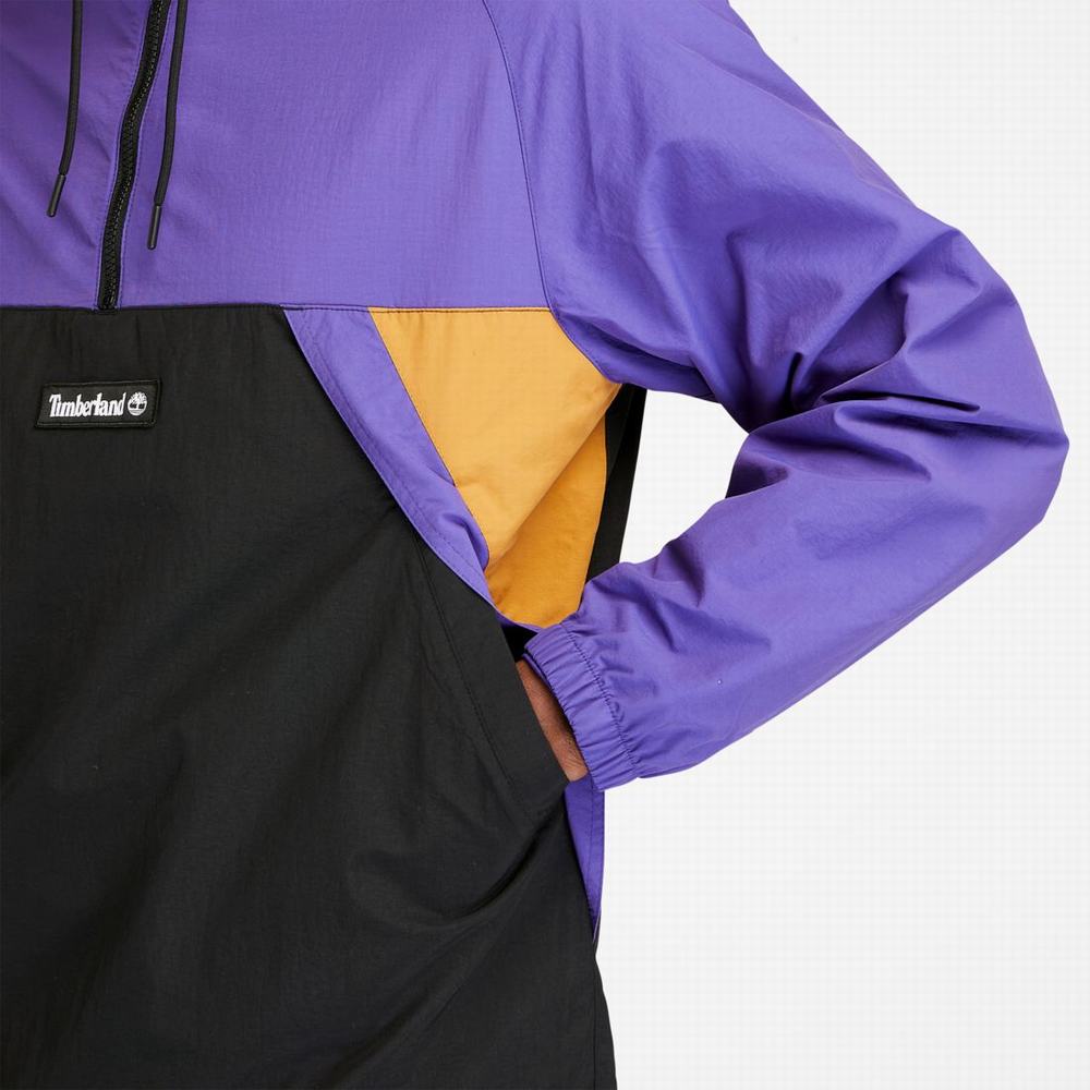 Timberland Zip-Neck Windbreaker Rüzgarlık Kadın Koyu Mavi Siyah | TR-7241A