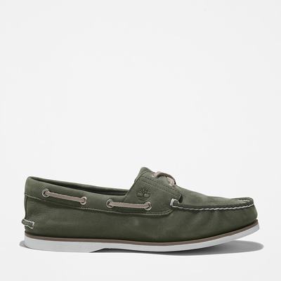 Timberland 2-Eye Classic Tekne Ayakkabısı Erkek Koyu Yeşil | TR-0263N