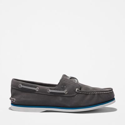 Timberland 2-Eye Classic Tekne Ayakkabısı Erkek Koyu Gri | TR-2854Q