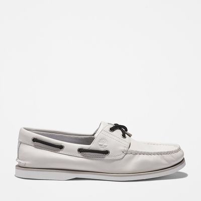 Timberland 2-Eye Classic Tekne Ayakkabısı Erkek Beyaz | TR-5407S