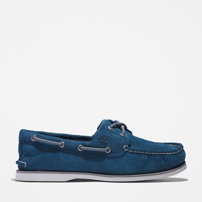 Timberland 2-Eye Classic Tekne Ayakkabısı Erkek Koyu Mavi | TR-8134V