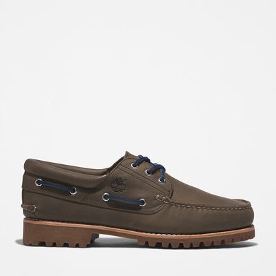 Timberland 3-Eye Lug Handsewn Tekne Ayakkabısı Erkek Yeşil | TR-0396S