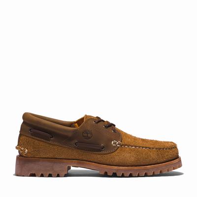 Timberland 3-Eye Lug Handsewn Tekne Ayakkabısı Erkek Kahverengi | TR-2031J
