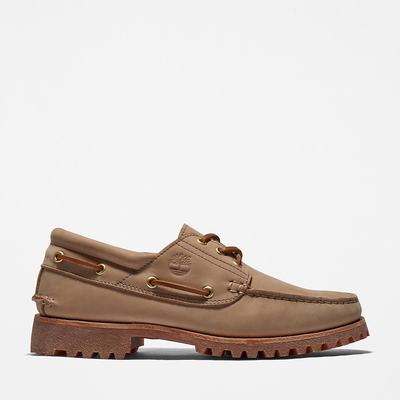 Timberland 3-Eye Lug Handsewn Tekne Ayakkabısı Erkek Açık Kahverengi | TR-8370F