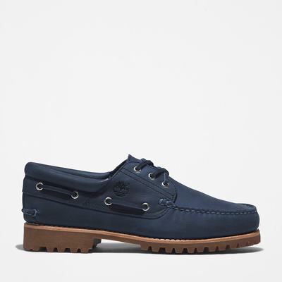 Timberland 3-Eye Lug Handsewn Tekne Ayakkabısı Erkek Lacivert | TR-9278F