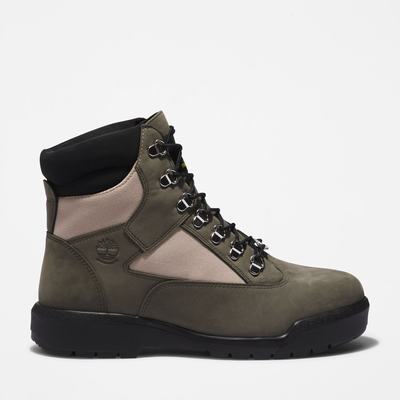 Timberland 6-Inch Waterproof Field Bot Erkek Koyu Yeşil | TR-1482U