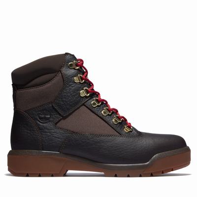 Timberland 6-Inch Waterproof Field Bot Erkek Koyu Kahverengi | TR-2478P