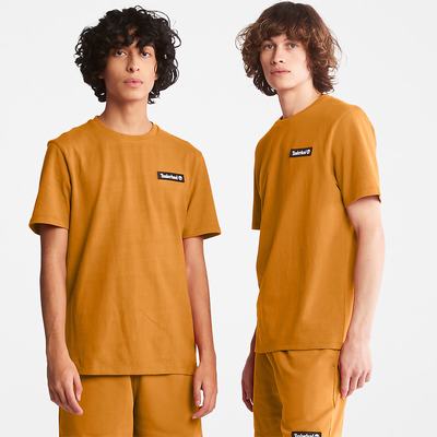 Timberland All Gender Heavyweight Badge Tişört Erkek Turuncu | TR-9376W